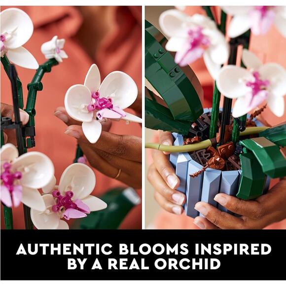 LEGO Orchid 10311 Plant Decor Building Set -Build an Orchid Display (608 Pieces) - Picture 5 of 8